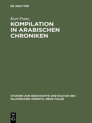 cover image of Kompilation in arabischen Chroniken